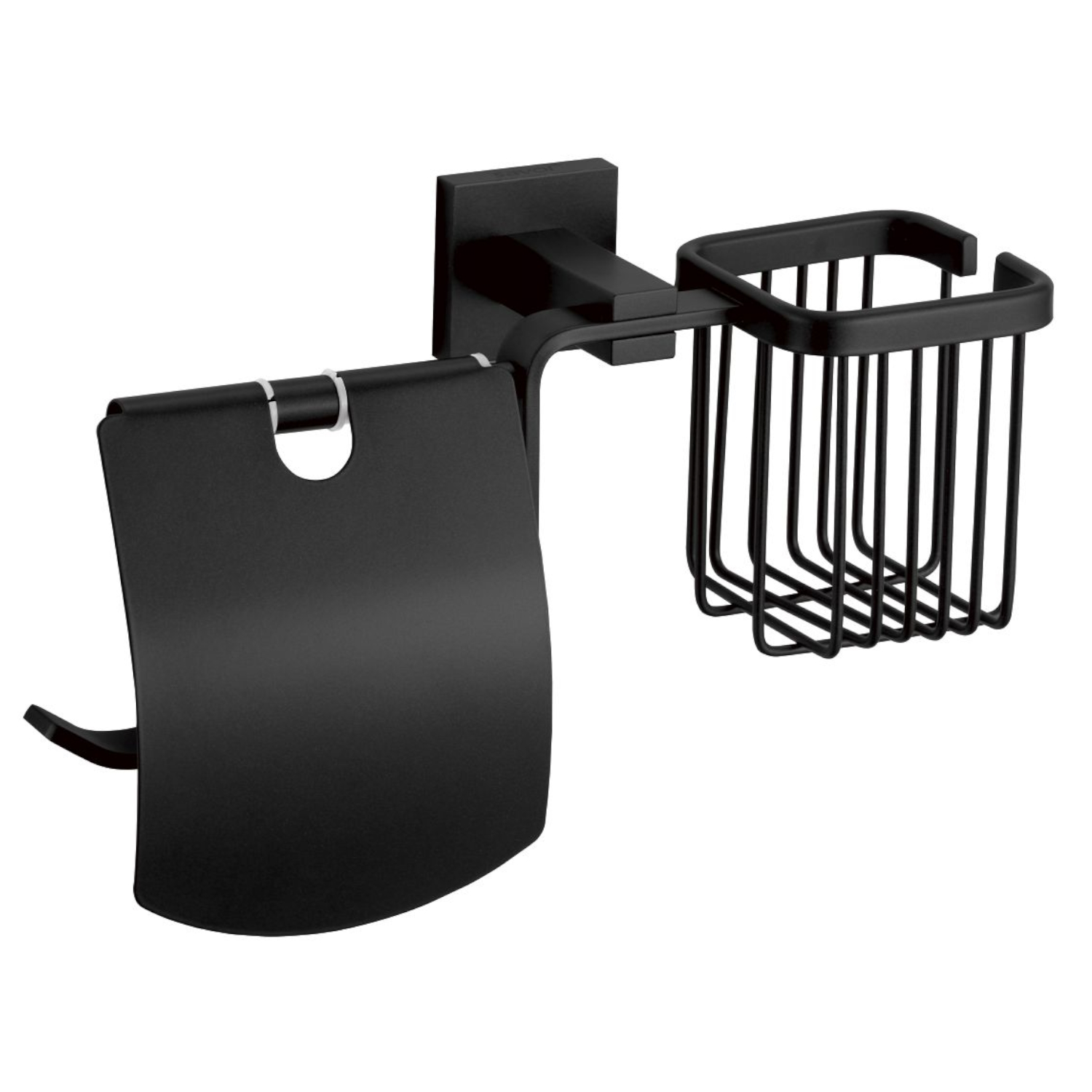 Держатель для туалетной бумаги и освежителя Savol S-L06551H, черный