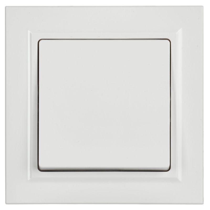 Выключатель 1-кл. СП BRITE ВСР10-1-0-БрБ 10А в сборе бел. IEK BR-V10-0-10-K01-F