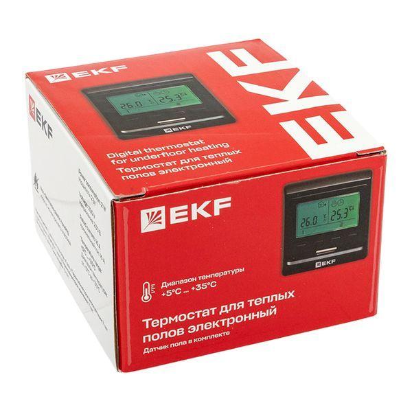 Термостат электронный 16A 230В для теплых полов EKF ett-1b
