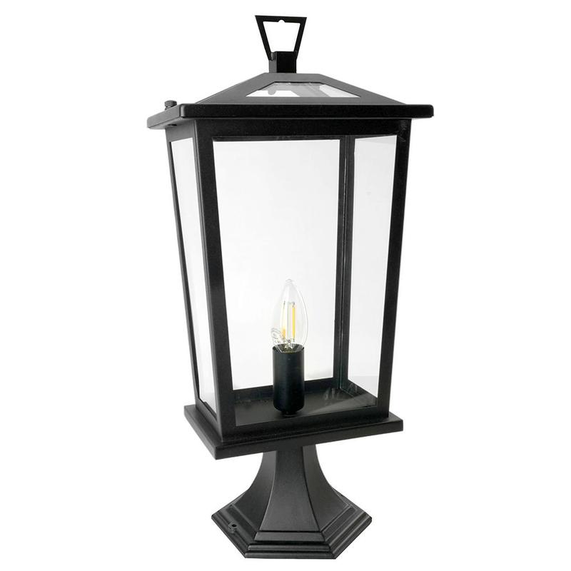 Светильник садово-парковый 60Вт 230В E14 черн. PL754 FERON 51280