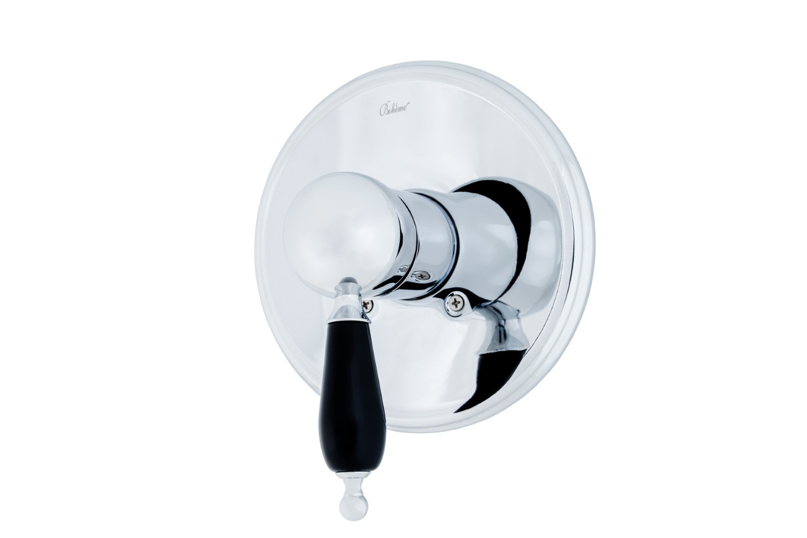 Смеситель встроенный TRADIZIONALE CHROMO черная керамика