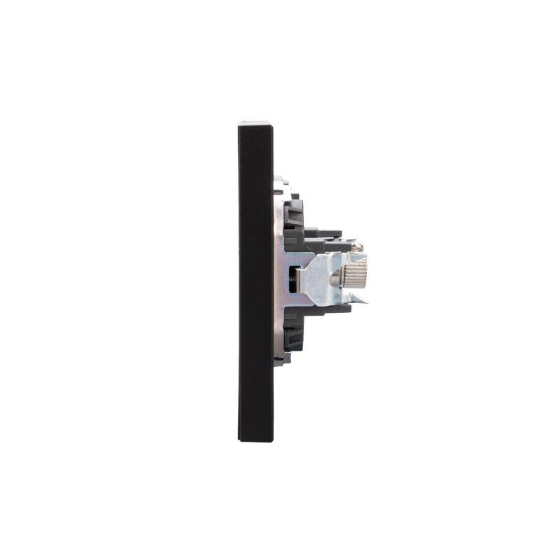 Розетка СП STRONG MIELE TV антрацит Kranz KR-78-0723-5
