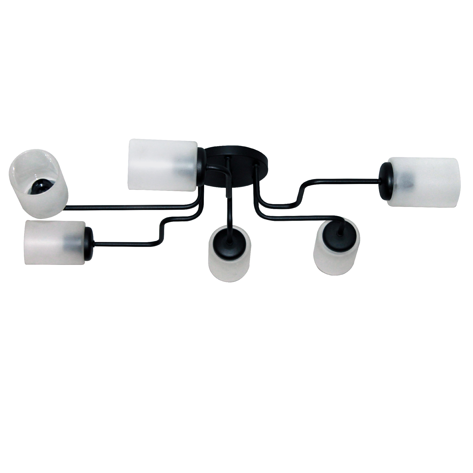 Светильник Техно 162 черн. (Плафон 8461) НСБ 01-6х60-114 Е27 ИУ