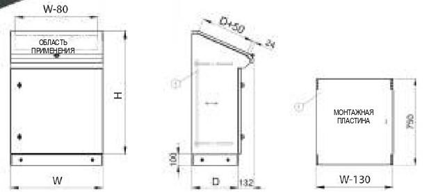 Корпус пульта управления системы 1200х1075х500мм IP40 напольн. с моноблочным столом метал. сер. Cetinkaya Pano KMMN1205