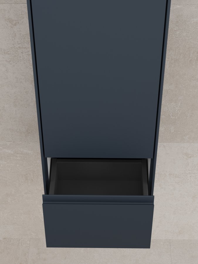 Пенал "ЛИМА" 36, подвесной, 1 ящик, PLUS, эмаль, графит