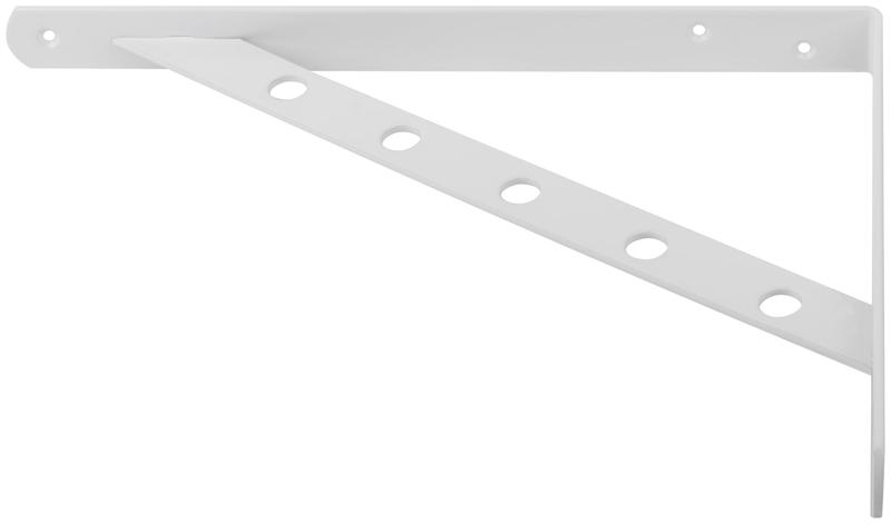 Уголок-кронштейн усиленный 300х225мм бел. КУРС 66107