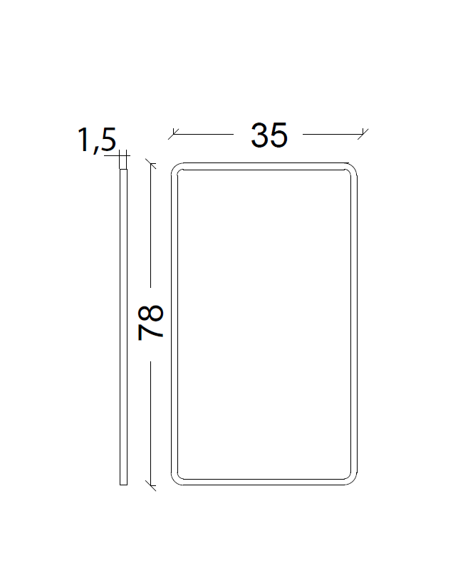 Ножки для тумбы Vallessi нерж. сталь белые (пара) для прямых столешниц