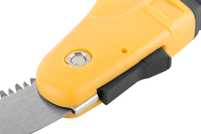 Ножовка садовая складная мелкий каленый зуб 3D заточка 180мм FIT 40590