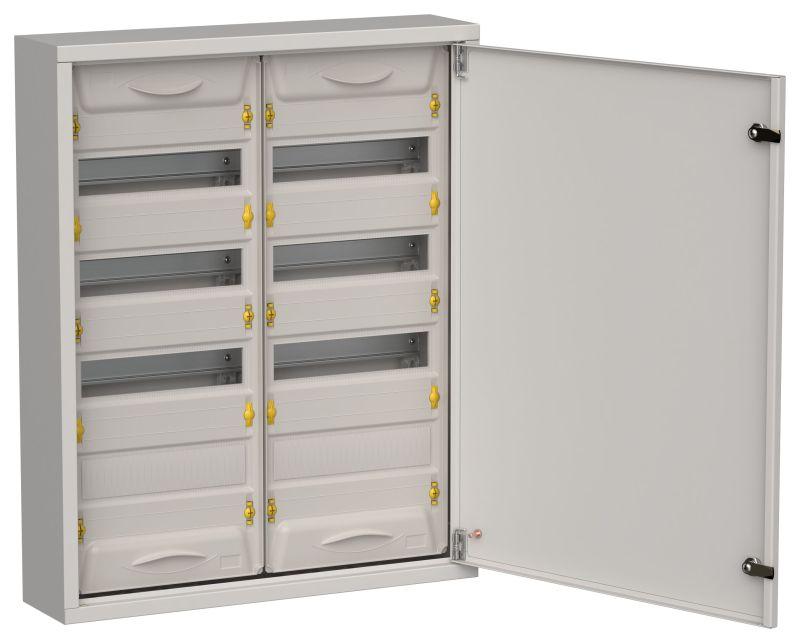 Корпус ЩРн-96 (2х48) TITAN 5 710х570х140 IP31 метал. сер. IEK TI5-50-N-2X048-31-7035