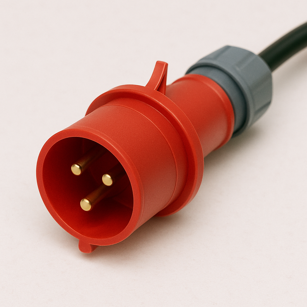 Разъем штепсельный круглый силовой