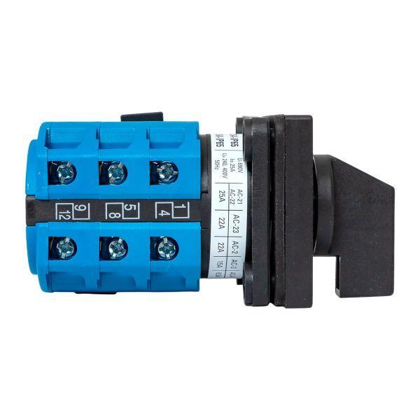 Переключатель кулачковый ПК-1-102 2п 25А "0-1-2-3" IP65 EKF pk-1-102-25-65