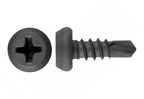 Саморез "Клоп" 3.5х11 металл-металл фосфатированный шлиц Philips №2 сверло (уп.1000шт) Промрукав PR08.9363