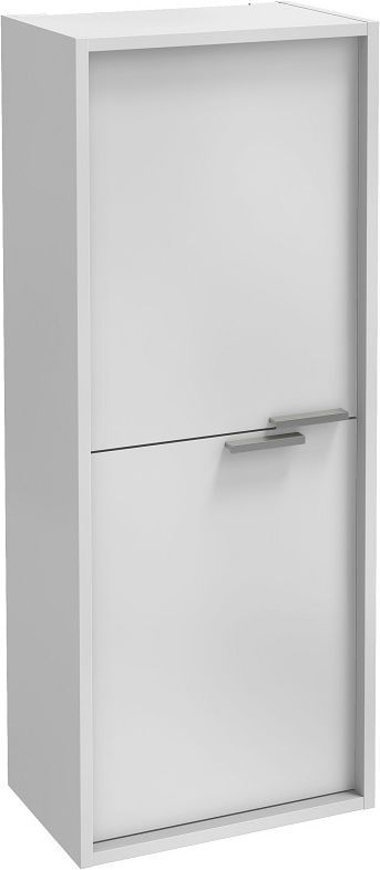 EB1510-N18-G1C VIVIENNE Колонна 40 см,ручки хром, корпус белый меламин, фасад белый глянец (279287)