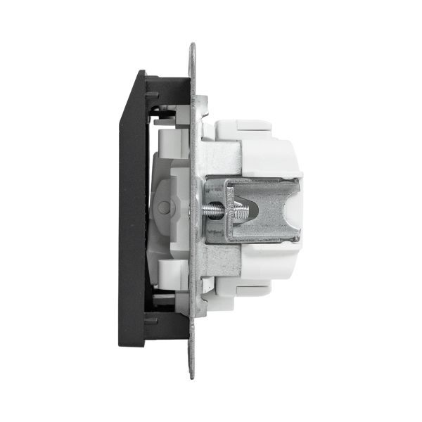 Выключатель карточный Эпика с подсветкой механизм черн. EKF UP1-SWB-card