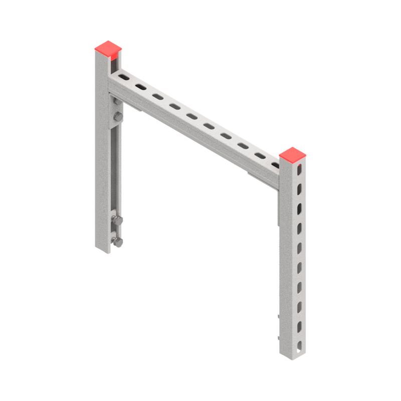 Конструкция опорная для горизонт. прямоугольн. воздуховодов и метал. лотков кабеленесущих систем TECHNORAPTOR 500х500 HD КМ TR0602