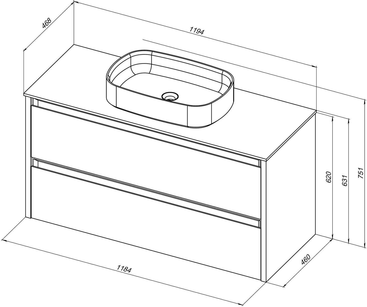 Тумба под раковину Allen Brau Fantasy 120 1.11005.WM белый матовый