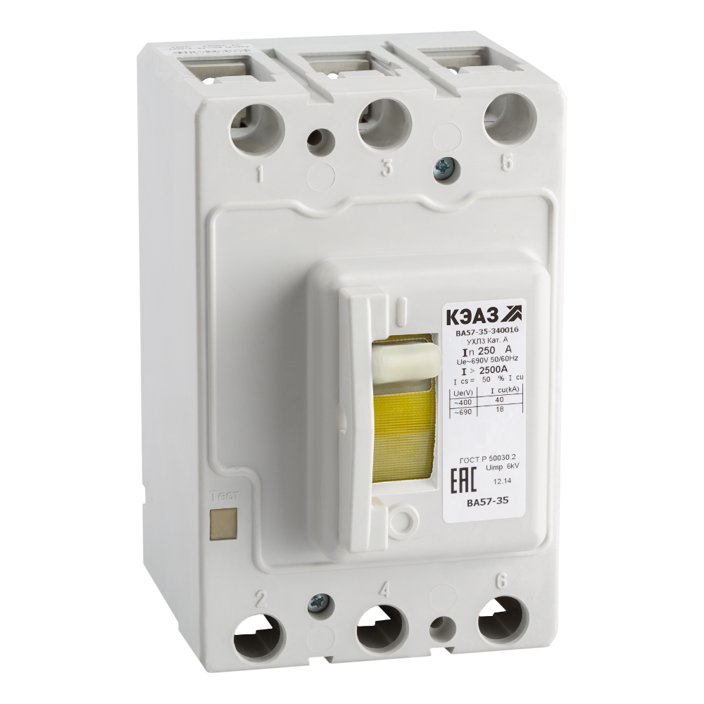Выключатель автоматический ВА57-35-340016-200А-2000-690AC-УХЛ3