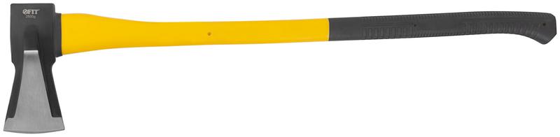Топор-колун "ушастый" кованый 2500г фибергласовая длинная ручка FIT 46156