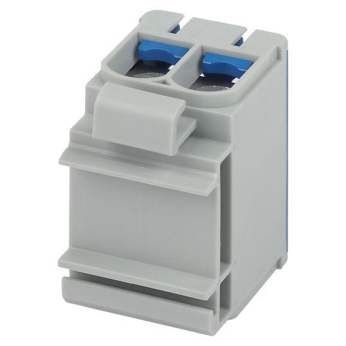 Клемма силовая вводная двойн. КСВ NO-224-138 (KE66.2) 6-50кв.мм N син. Эра Б0065583