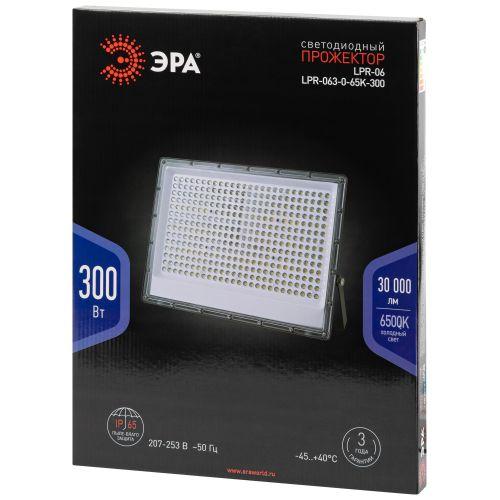 Прожектор светодиодный PRO LPR-063-0-65K-300 300Вт 6500К IP65 30000лм Г 90град. сер. Эра Б0067715