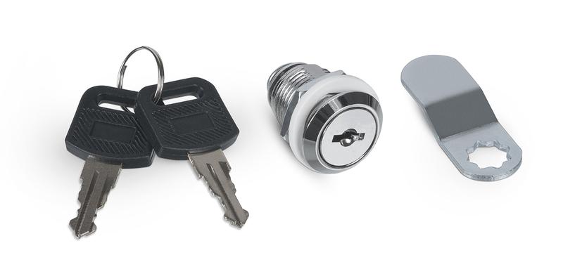 Замок от задней двери и боковых панелей напольных и настенных шкафов JC01 SH-05C- ND-05C- SH-05F- Cabeus 9037c