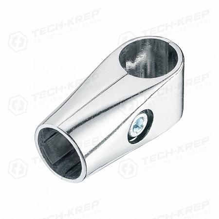 Соединитель двух труб Т-образно хром (уп.1шт) Tech-Krep/Zitar 127449