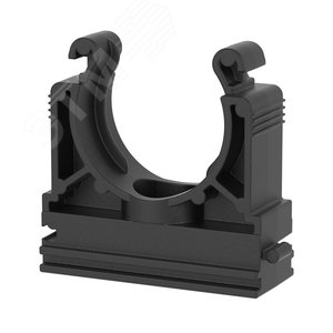 Держатель DN 23мм полиамид черный