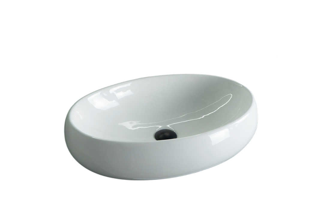 Раковина Gid N9030a 51114 накладная белая 60x41x15