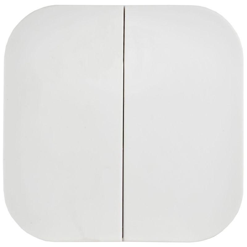 Выключатель 2-кл. ОП GLORY ВС20-2-0-ХБм 10А бел. матов. IEK EVH20-K01M-10