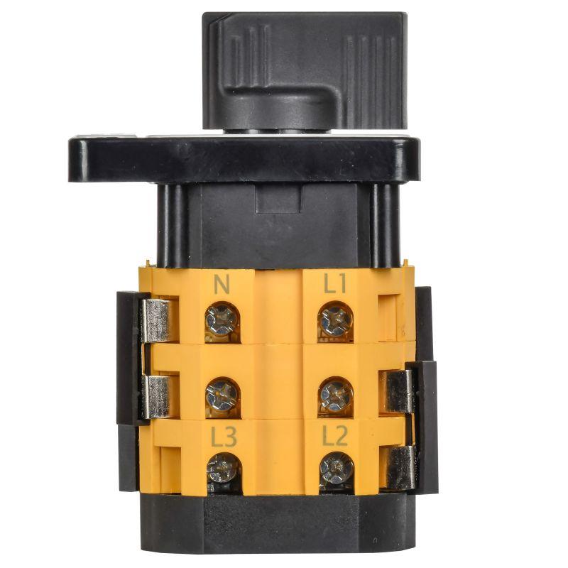 Переключатель кулачковый 10А (сх. 66) стандартная черн. рукоятка MASTER IEK MI-CS10-010-066-K02