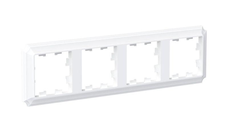 Рамка 4-м AtlasDesign Antique универс. бел. SE ATN100104