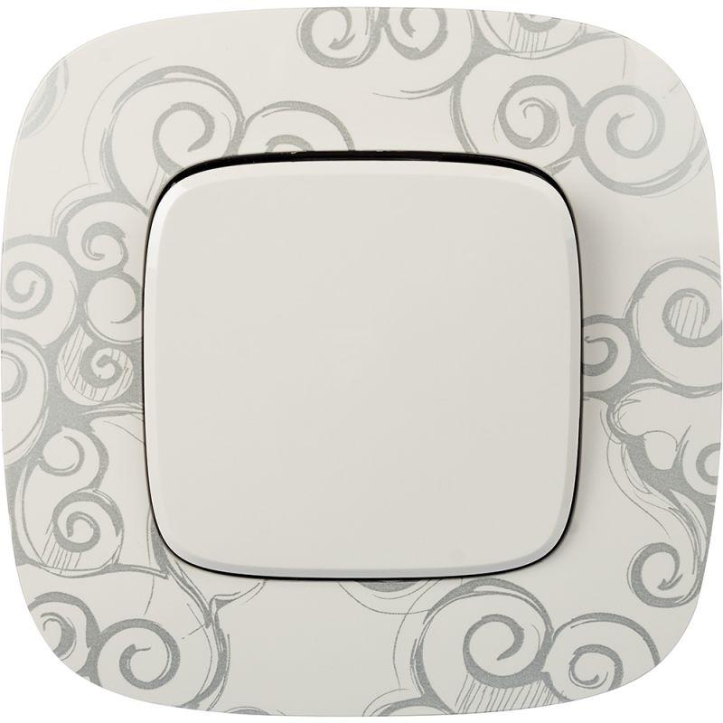 Выключатель 1-кл. СП Valena Allure 10А IP20 250В 10AX с лицев. панелью безвинтов. зажимы механизм бел. Leg 752701