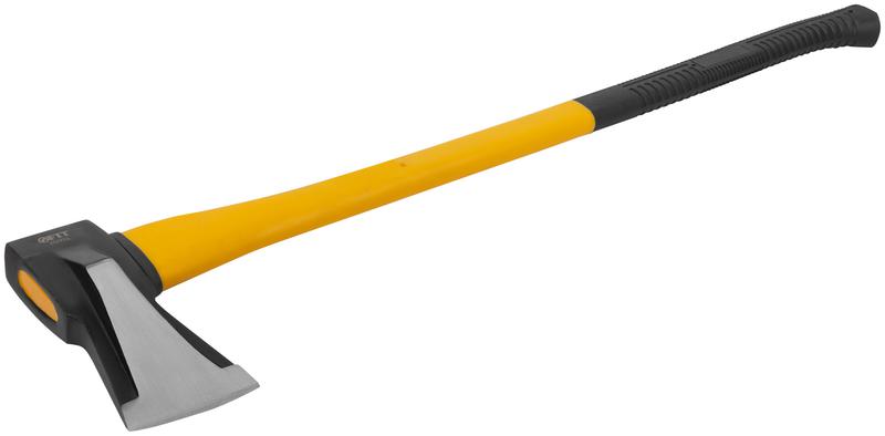 Топор-колун "ушастый" кованый 2500г фибергласовая длинная ручка FIT 46156