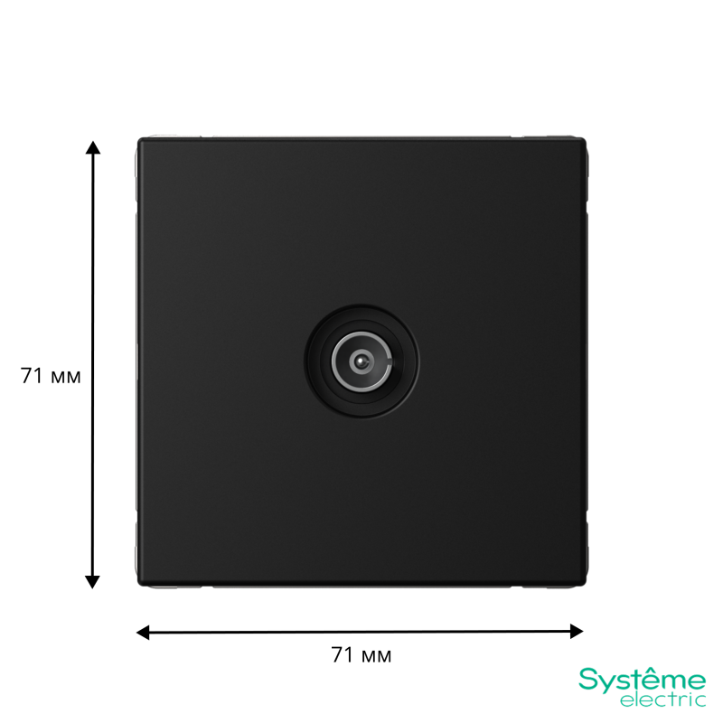 Антенна TV ArtGallery коннектор механизм карбон SE GAL001093