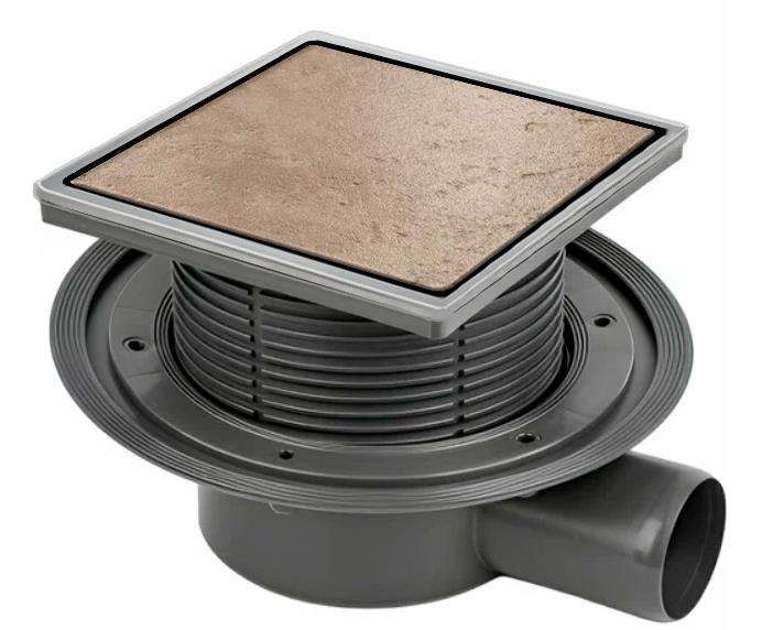 Трап Bettoserb 15x15 DESIGNER BEAUTY MULTISIPHON - горизонтальный выпуск