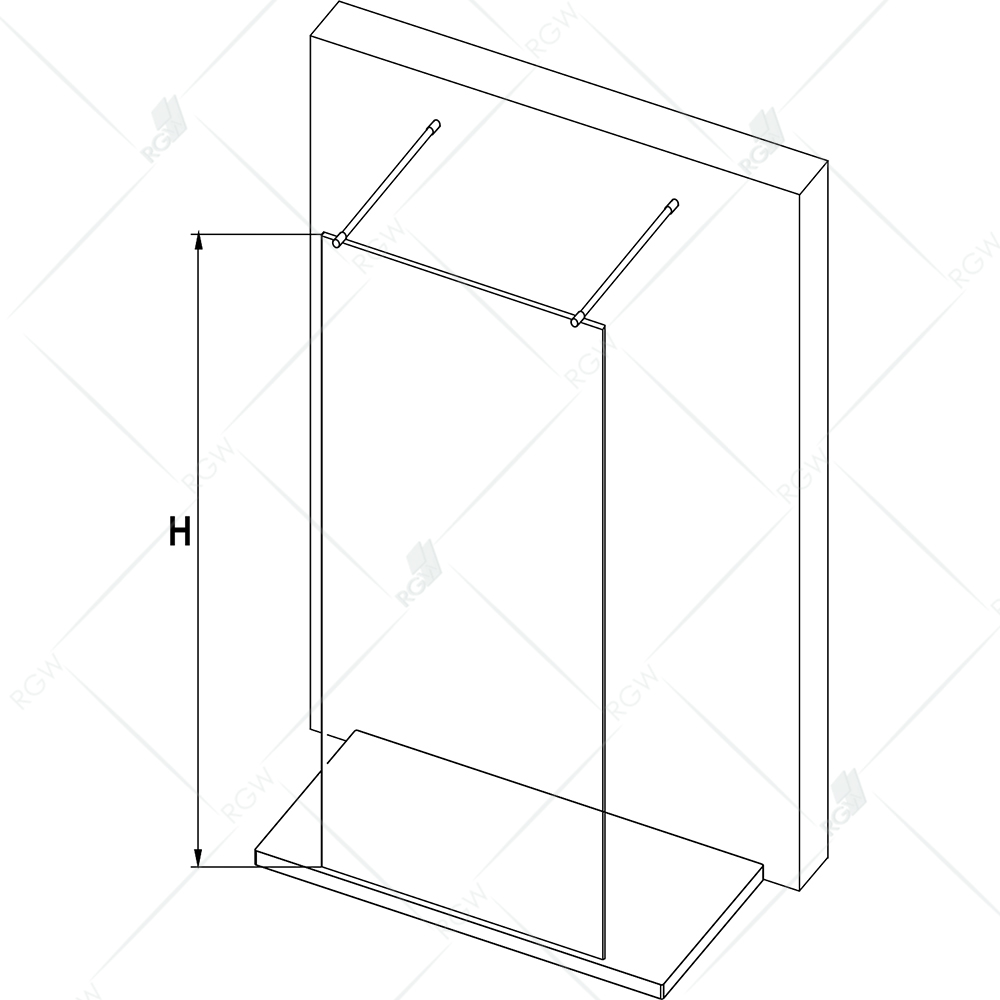 Душевая перегородка RGW WA-016-1, 351016110-11
