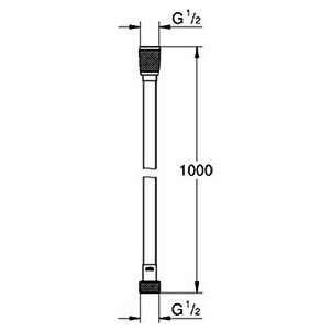 Душевой шланг Grohe Silverflex Longlife 26334000