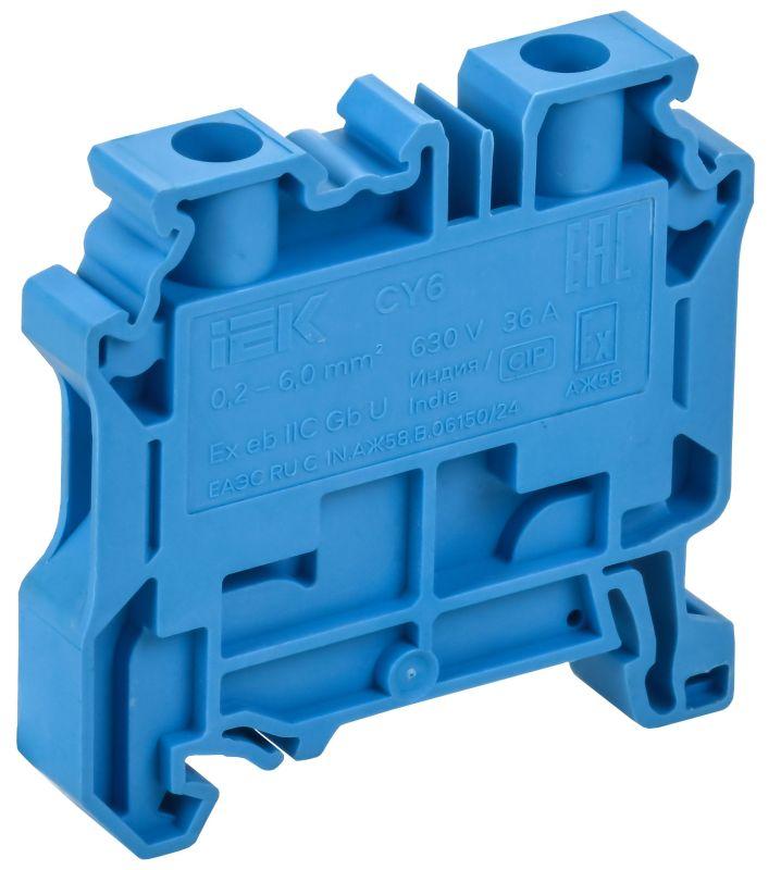 Колодка клеммная CY6 PE Ex ARMAFIX IEK AF-CT30-01-K52-006-EX