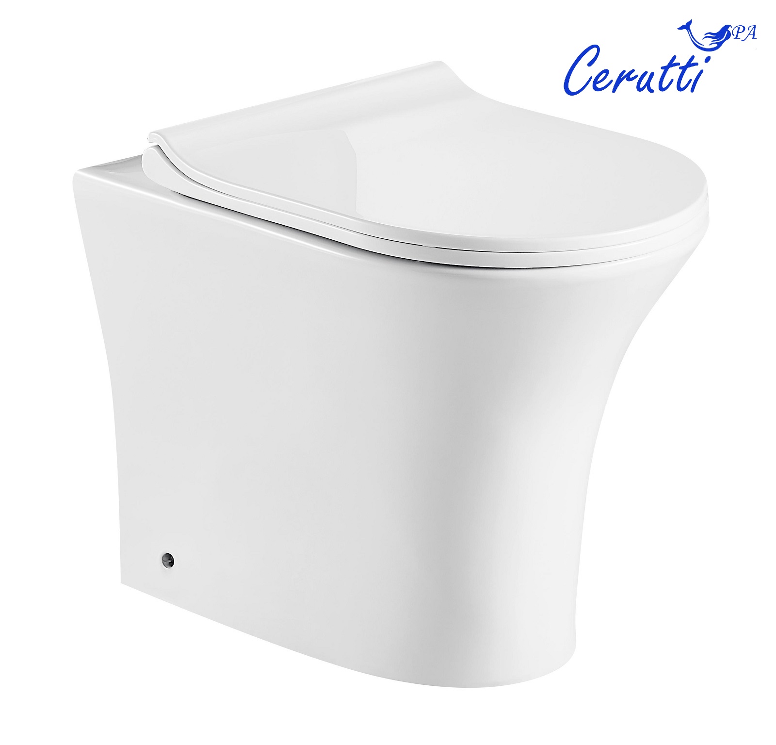 Унитаз BERNINA F приставной безободковый Ceruttispa CT7842 (520х340х400)