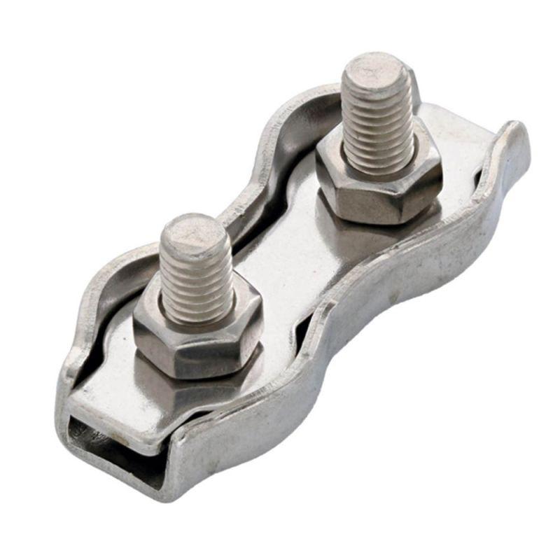 Зажим троса двойн. d4мм Duplex Промрукав PR08.3889