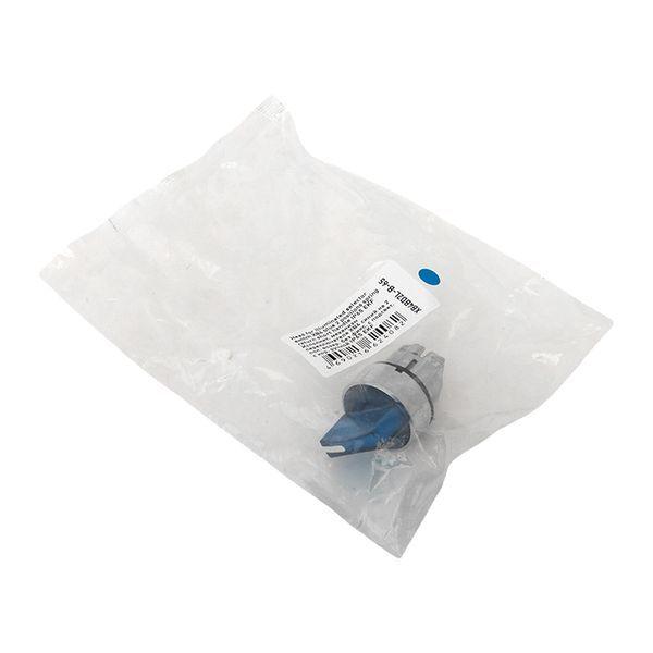 Механизм переключателя исполнительный XB4 IP65 на 2 положения возвратный без фиксации с подсветкой с короткой ручкой син. EKF XB4BD2L-B-65