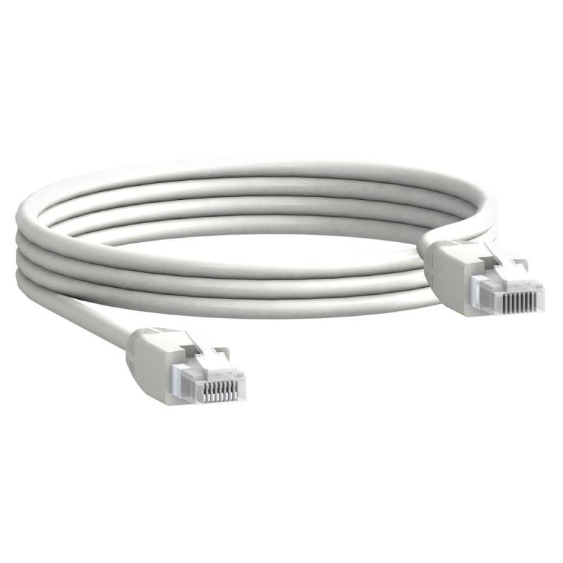 Кабель RJ45/RJ45 (вил. часть) (дл.3м) (уп.5шт) SE SPC-RJ45-3