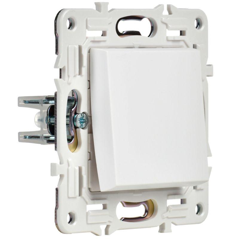 Выключатель кнопочный 1-кл. SKANDY 10А SK-V14W арктич. бел. IEK SK-V17-0-10-K01