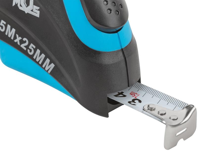 Рулетка Автостоп 7.5мх25мм MOS 17361М