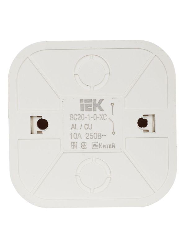 Выключатель 1-кл. ОП GLORY 10А ВС20-1-0-ХС сосна IEK EVH10-K34-10