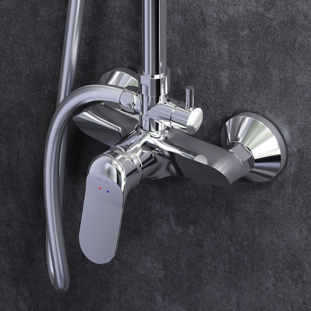 F0785C800 Sunny,душ.система,набор:см-ль д/душа с переключателем,верхний душ d220 мм, ручной душ 110