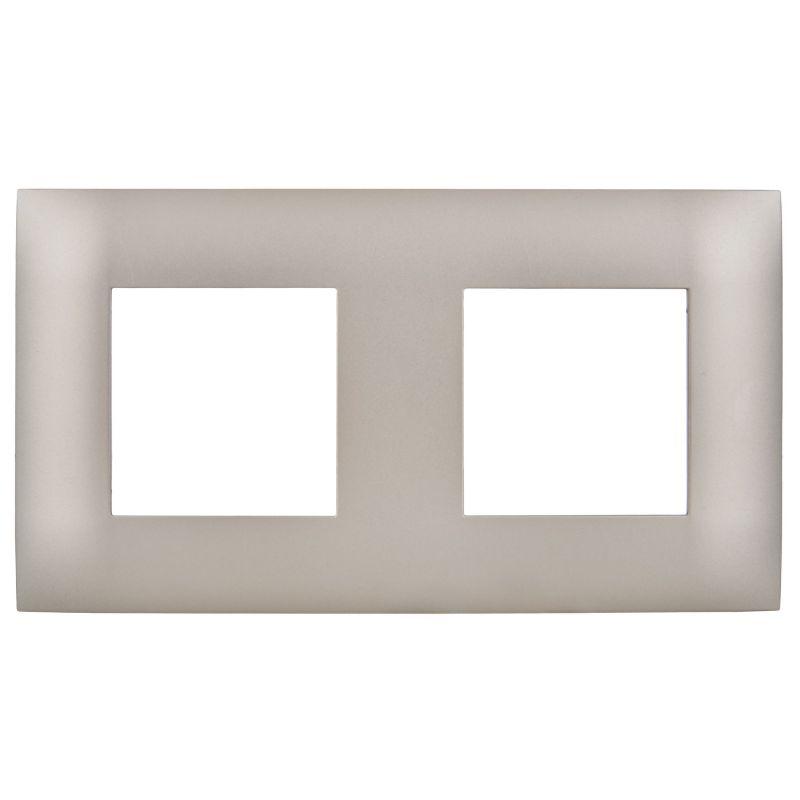 Рамка 2-м SKANDY SK-F02Sh шампань IEK SK-M22-K37