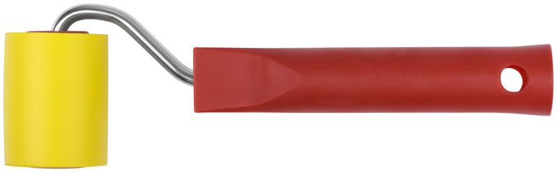 Валик прижимной для обоев 50мм резиновый желт. КУРС 02976