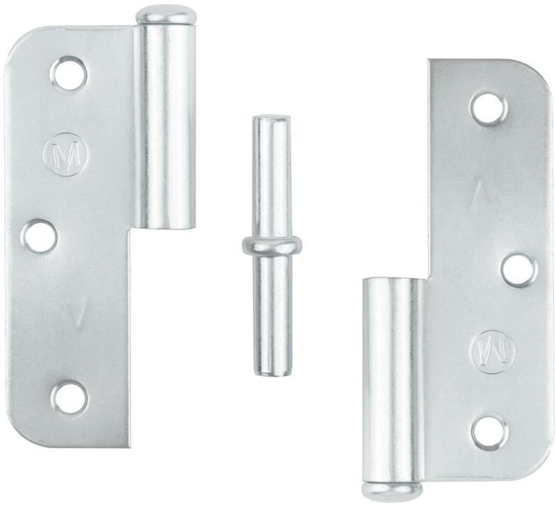 Петля накладная лев. "ПН" 85мм оцинк. 66390