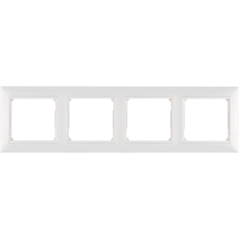 Рамка 4-м Valena горизонт. бел. IEK 774454
